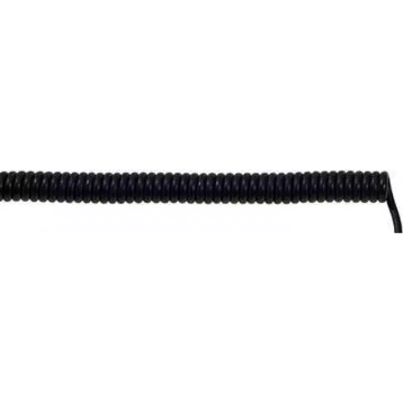 LAPP 73220252 spirālveida kabelis UNITRONIC® SPIRAL 300 mm / 1200 mm 4 x 0,25 mm² Melns 5 gab. (73220252)