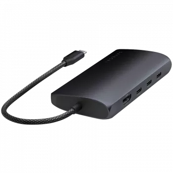 Satechi USB-C multiportu adapteris ST-P8KED — 6 pieslēgvietas, atbalsta 8K izšķirtspēju