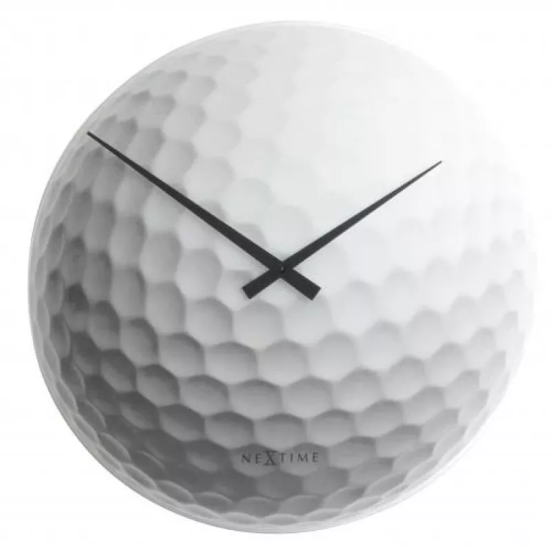 NeXtime klok 8806 Tiger, Ø30 cm, Sienas, Balts