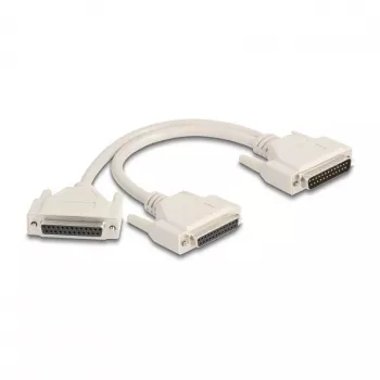 DELOCK seriālais kabelis bēšs 0,3 m DB-25 65959