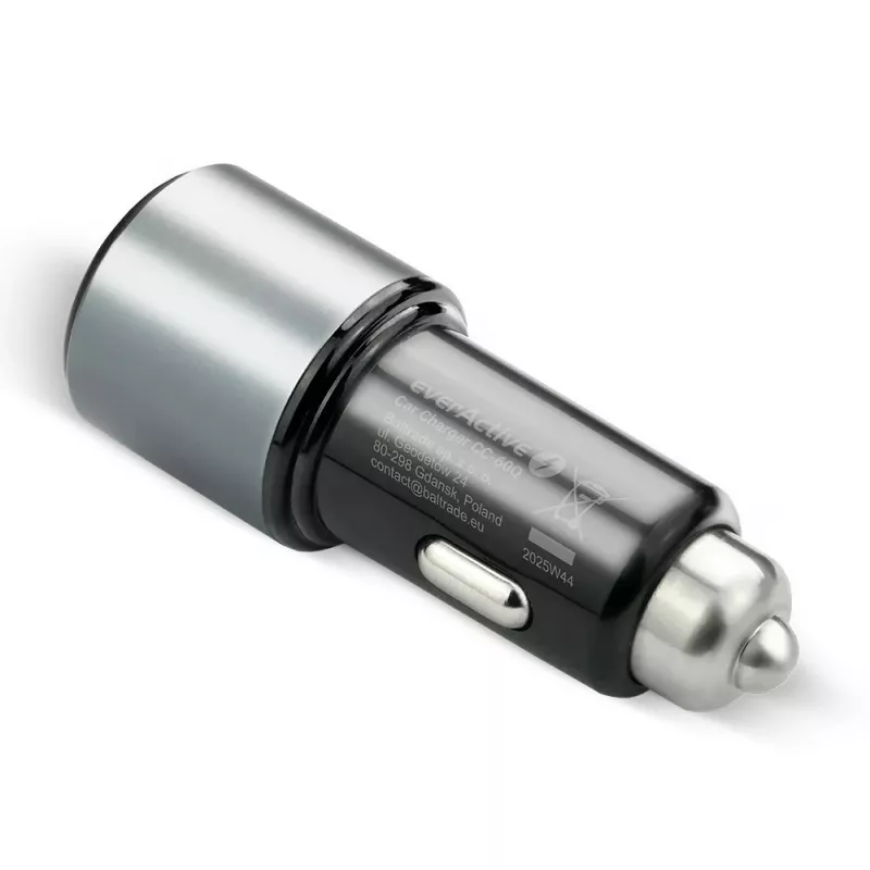 Auto lādētājs everActive CC-60Q, QC3.0, līdz 83W, USB auto strāvas adapteris