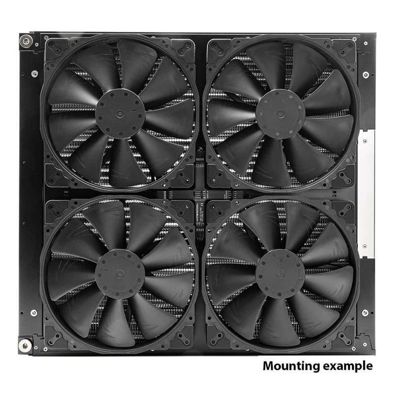 Radiatora sadalītājs Watercool MO-RA X-Splitter priekš Noctua NF-A20 ventilatoriem