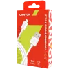 CANYON kabelis UM-1 MicroUSB 5W 1m Balts