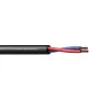 Audio kabelis PROCAB CLS215-CCA/1 100m melns varš AWG 16