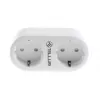 Tellur WiFi AC Dual Plug, enerģijas patēriņa mērīšana, 16A, 2400W