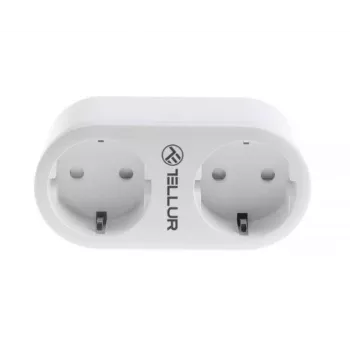 Tellur WiFi AC Dual Plug, enerģijas patēriņa mērīšana, 16A, 2400W