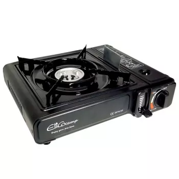 ELICO BDZ-155B Pārnēsājama kempinga gāzes plīts 2,2 kW baloniem, pjezo aizdedze.