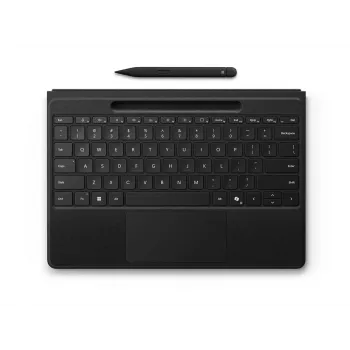 Microsoft Surface Pro Flex tastatūra ar skārienpaliktni un plāns Pen dokstaciju, QWERTZ vācu, Bluetooth, melna (8YU-00006)