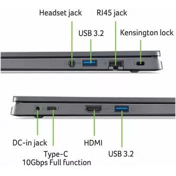 Klēpjdators Acer Aspire 17 A17-51GM 17,3 collas Intel Core 7 150U 16GB RAM 1.024TB SSD GF RTX 2050 Win 11 Home