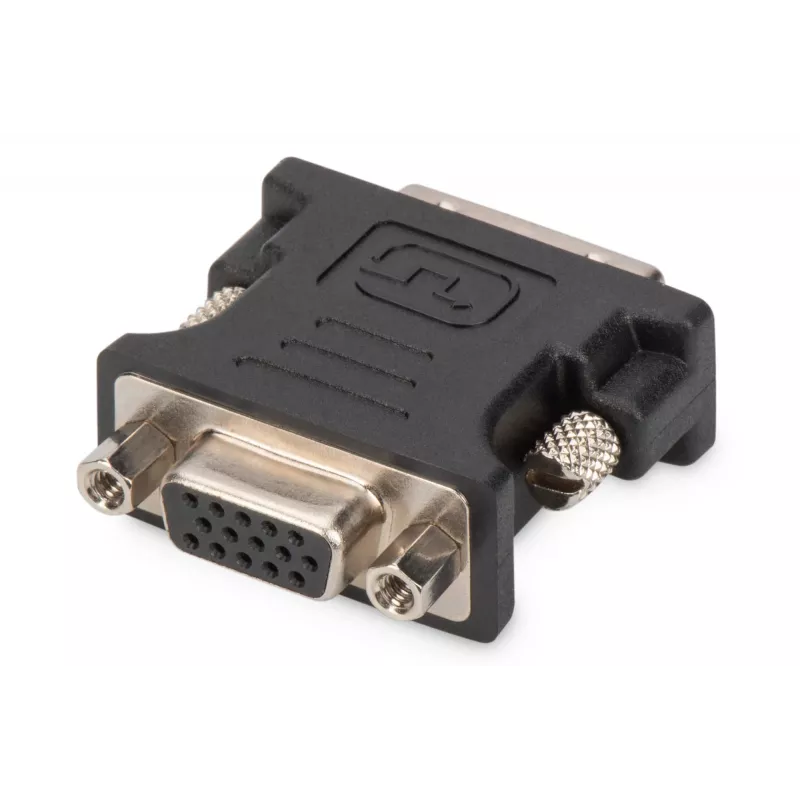 Assmann DVI adapteris. DVI(24+5) - HD15 vīrišķais/siev. DVI-I duālā saite. bl (AK-320504-000-S)