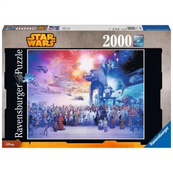 Puzzle TMTOYS Ravensburger Star Wars episode I–VI Saga, 2000 gab., 980 mm platums