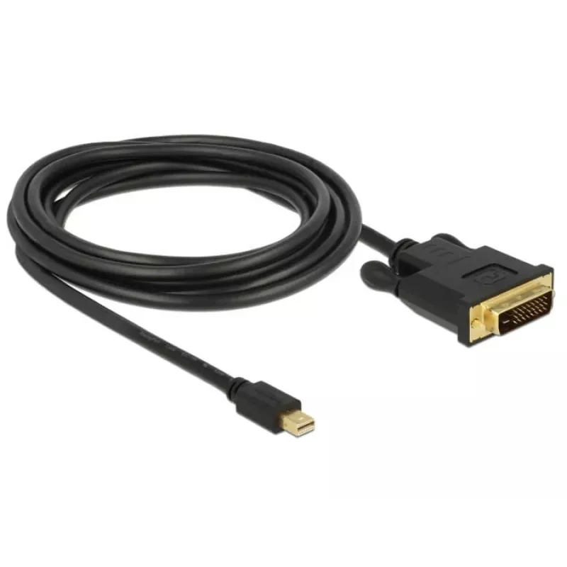 Video kabeļa adapteris DeLOCK 83990 Mini DisplayPort uz DVI-D 3m