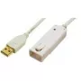 LogiLink USB 2.0 pagarinātājkabelis, garums: 12,0 m, USB-A spraudnis uz USB-A savienotāju, paplašināšanai (UA0092)