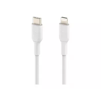 Kabelis BoostCharge LTG/USB-C 2m balts