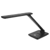 Galda LED lampa MACLEAN MCE614B — regulējama spilgtuma, salokāma regulējama svira, 9W, 3000K/4500K/6500K, melna