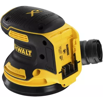 DeWALT DCW210NT-XJ pārnēsājamā slīpmašīna, nejauša orbitāla slīpmašīna, 12000 apgr./min, melna, dzeltena