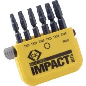 C.K. Bitsu komplekts 6 gab. TORX Torsion Control Technologie (T4513)