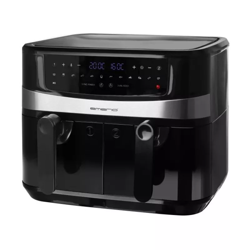 Karstā gaisa fritieris Emerio AF-126672.4 9 L Dubultais 2400 W Melns