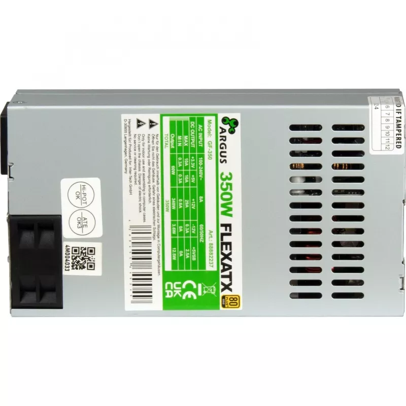 Inter-Tech Barošanas bloks 350W Flex ATX GF-350 BULK - PC/servera barošanas bloks - ATX (88882237)