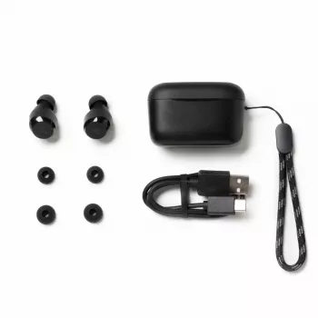 Iekšējās bezvadu austiņas Anker A25i — Bluetooth, intraaurālas, melnas