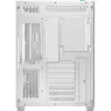 Datorkorpuss DeepCool CG530 WH Midi Tower — ATX/Micro ATX/ITX, rūdīts stikls, 2 × 3,5 collu + 3 × 2,5 collu nodalījumi, atbalsta līdz 410 mm GPU