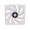 120 mm korpusa ventilators XILENCE Performance A+ XF064 ar šķidruma dinamisko gultni, 500–1500 RPM, balts