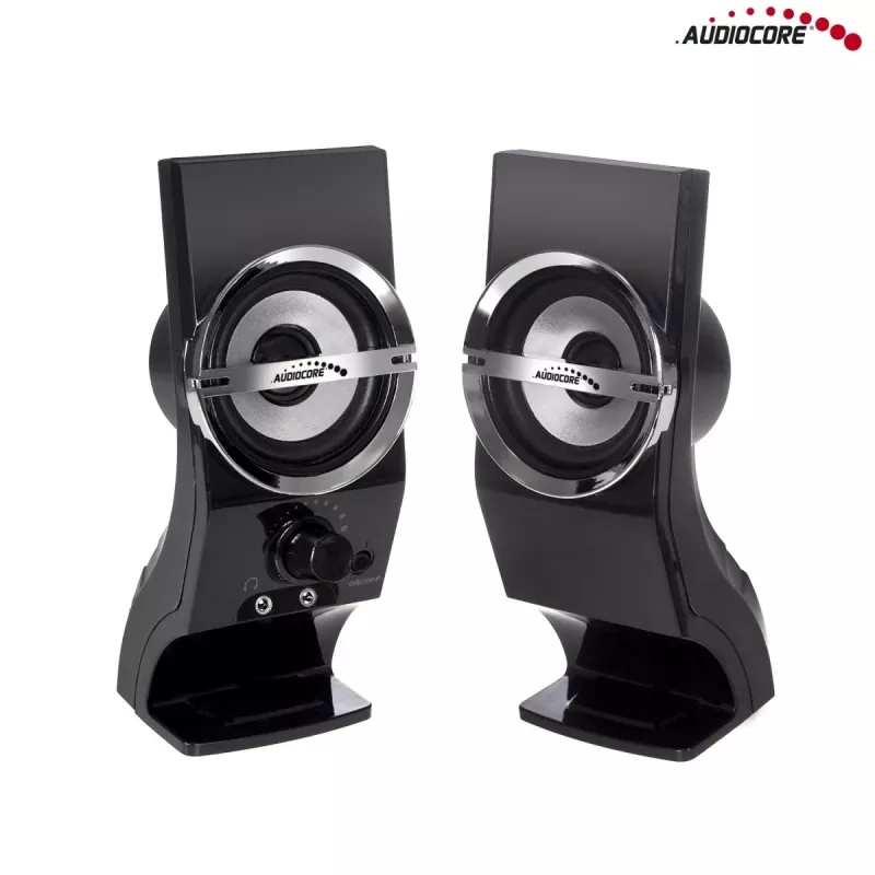 Audiocore AC805 Stereo Speakers 2.0 PC 6W Black