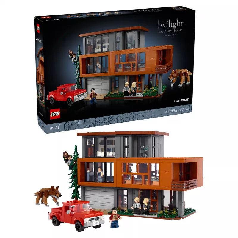 LEGO Cullen māja 21354 Ideas modelis — 1000+ detaļu modulārs būvkomplekts