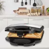 Clatronic ST 3778 sandviču gatavotājs 750 W Melns, nerūsējošais tērauds