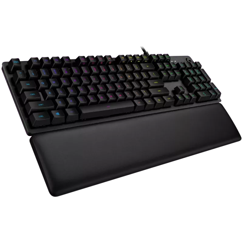 LOGITECH G513 vadu LIGHTSYNC mehāniskā spēļu tastatūra - CARBON - US INT'L - USB - TAKTILA