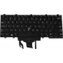 Vadu USB tastatūra ar fona apgaismojumu Dell Latitude D19TR — Dell D19TR, USB savienojums, aizmugurgaismoti taustiņi