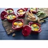 Staub Mini Cocotte Round, 4 gab. - 200 ml, sarkans