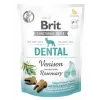 Suņu zobu kārumi Brit Functional Snack Dental Venison 150 g — bezgraudu, hipoalerģiski, olbaltumvielas 26%