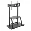 Ratipu statīvs MANHATTAN 1 ekrānam 37–100 collas Melns VESA 200x200–800x600 Maks. 150 kg