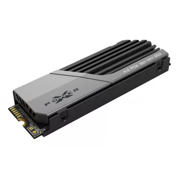 M.2 NVMe cietvielu disks Silicon Power 1 TB PCIe 4.0 (2280) — Lasīšana 7000 MB/s, Rakstīšana 6000 MB/s, Radiators, 3D NAND, NVMe 2.0
