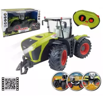 Tālvadības traktors Happy People Claas Xerion 5000 ar rotējošu kabīni, modelis