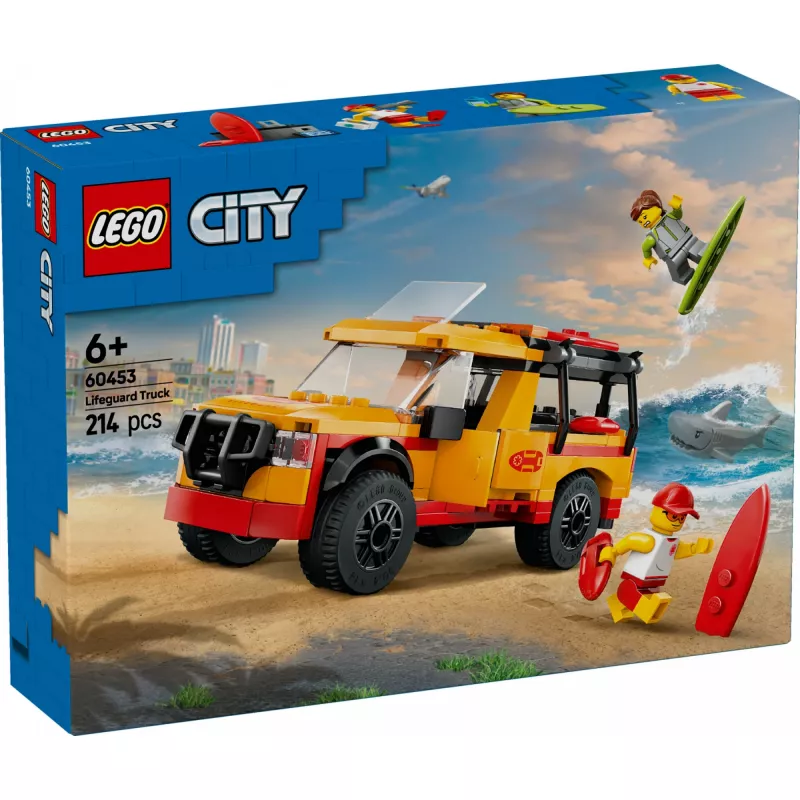 LEGO CITY 60453 Glābēju pludmales glābšanas kravas automašīna