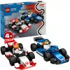 LEGO CITY 60464 F1 - Williams Racing & Haas F1 sacensību mašīnas