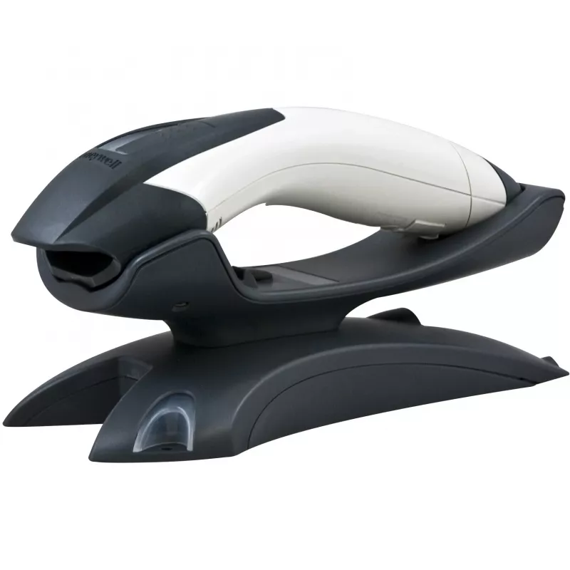 Honeywell Voyager 1202g Bluetooth svītrkodu skeneris ar uzlādes/komunikācijas bāzi, USB komplekts, ziloņkaula krāsā