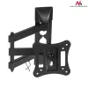Sienas stiprinājums televizoram/monitoram MACLEAN MC-719, ekrāniem līdz 68,6 cm (27 collas), maks. 15 kg, VESA 100x100, melns