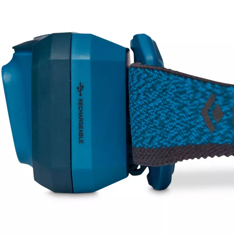 Melns Diamond galvas lukturis Storm 500-R (zils)