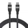USB-C uz USB-C kabelis Anker A82E2 — USB 2.0, 1.8 m, melns