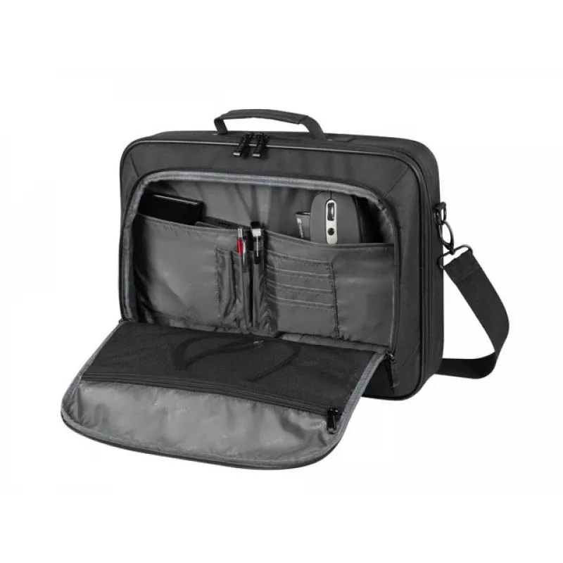 Portfelis NATEC Boxer Lite 39,6 cm (15,6 collas) – poliesters, 2 nodalījumi, plecu siksna, 410×305×65 mm, 750 g