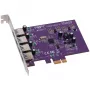 Sonnet Allegro USB3.0 PCIe karte (4 pieslēgvietas Macintosh/Windows) (USB3-4PM-E)