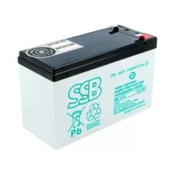 SSB SBL 9-12L SSB akumulators 12V/9Ah T2 kalpošanas laiks 10-12 gadi - faston 6,3 mm