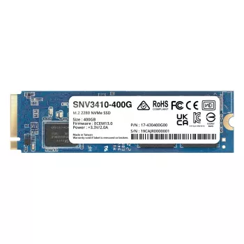 SSD disks Synology 400 GB M.2 PCI Express 3.0 NVMe SNV3410