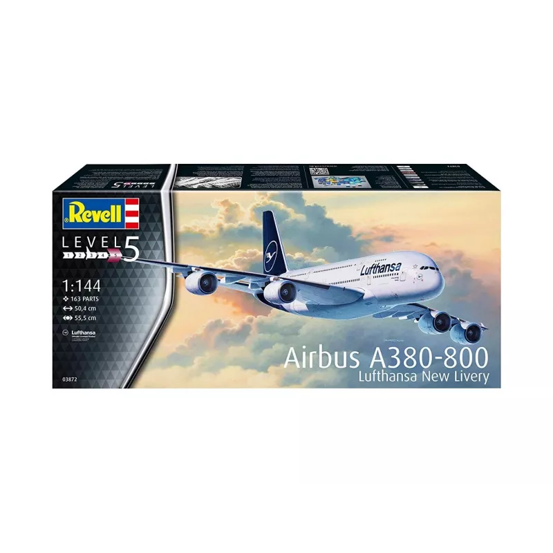 Saliekamais modelis Revell Airbus A380-800 Lufthansa New Livery