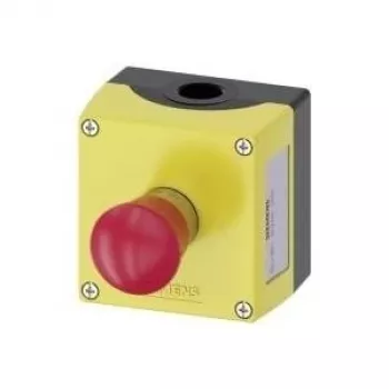 Siemens sēņveida spiedpoga korpusā 500 V 1 normāli aizvērts kontakts SIRIUS ACT 3SU1851-0NA00-2AA2 IP69K 1 gab. (3SU1851-0NA00-2AA2)
