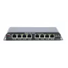 Extralink PoE slēdzis KRATOS 7x Gigabit PoE, 1x Uplink RJ45, barošanas bloks 24V 2.5A, 60W