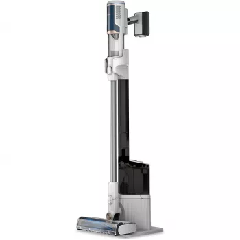Sharkclean BU3521EU stickputekļsūcējs/elektriskā slota 2-in-1 stickputekļsūcējs Akumulators Bezmaiss 21.6 W Zils, Balts